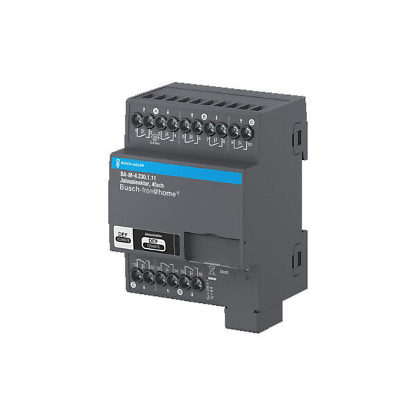Busch-Jaeger Jalousieaktor, 4fach 230 V REG BA-M-4.230.1.11